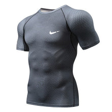 Charger l&#39;image dans la galerie, 2019 Running Shirt Men 3D Print Gym Fitness Rashguard MMA Long Sleeve Running T-Shirt Brand Bodybuilding workout Shirts Tops