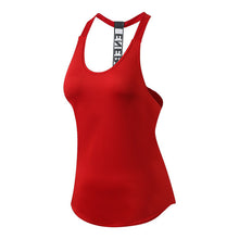 Charger l&#39;image dans la galerie, Women Casual Loose Sports T-Shirts Hollow Out Sleeveless Fitness Vest Workout Running Sports Top Yoga Crop Top Gym Clothing