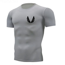 Charger l&#39;image dans la galerie, Shirt Homme Running Men Designer Quick Dry T-Shirts Running Slim Fit Tops Tees Sport Men&#39;s Fitness Gym T Shirts Muscle Tee 2019