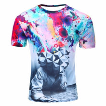 Charger l'image dans la galerie, 2019 Funny Tee Cute T Shirts Homme Sondirane Men Casual Short Sleeves Cartoon Tops Cool Tshirt Summer Jersey Costume T-shirt
