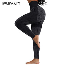 Charger l'image dans la galerie, New Energy Knit Seamless Sports Leggings Hip Push Up High Waist Yoga Pants Workout Running Sport Tights Gym Fitness Clothing