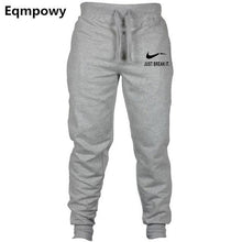 Charger l'image dans la galerie, New Jogger JUST BREAK IT Pants Men Fitness Bodybuilding Gyms Pants For Runners Man Workout sportswear Sweatpants Sweat Trousers