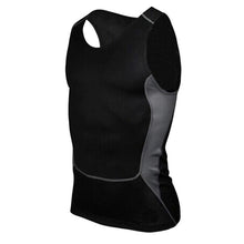 Charger l'image dans la galerie, S-XXL Mens Running Vest Gym Sleeveless Shirt Fitness  Sports Tight compression T-shirts gym high quality sports Vest