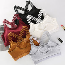 Charger l'image dans la galerie, Women Yoga Sport Bra Women Shockproof Sexy Back Sports Bras Breathable Athletic Fitness Running Gym Vest Tops Sportswear