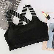 Charger l'image dans la galerie, Women Yoga Sport Bra Women Shockproof Sexy Back Sports Bras Breathable Athletic Fitness Running Gym Vest Tops Sportswear