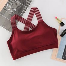 Charger l'image dans la galerie, Women Yoga Sport Bra Women Shockproof Sexy Back Sports Bras Breathable Athletic Fitness Running Gym Vest Tops Sportswear