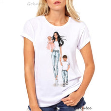 Charger l'image dans la galerie, Super Mom T shirt Women Vogue Tops Mother's Day Print T-shirt Summer Harajuku TShirt  Mama baby tee shirt Femme Dia de la madre
