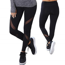 Charger l'image dans la galerie, Casual Leggings Women Black Mesh fitness pants women High Waist Legins Push Up Punk Leggings Leggins Sexy workout sportleggings